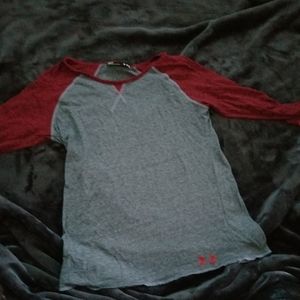 Women's baseball style 3/4 sleeve under armour